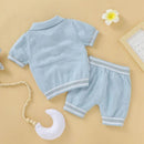 Conjunto Henrique | Tricô Argyle com Gola Polo