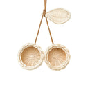Pendente Decorativo Cereja em Rattan