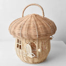 Bolsinha de Vime Cogumelo – Boutique Infantil Les Enfants