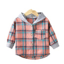 Camisa com Capuz Xadrez – Boutique Infantil Les Enfants