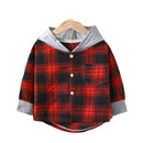 Camisa com Capuz Xadrez – Boutique Infantil Les Enfants