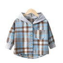 Camisa com Capuz Xadrez – Boutique Infantil Les Enfants