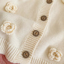 Cardigan de Tricot Petúnia – Boutique Infantil Les Enfants