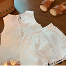 Conjunto de Algodão Alice | Short + Blusa – Boutique Infantil Les Enfants