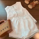 Conjunto de Algodão Alice | Short + Blusa – Boutique Infantil Les Enfants