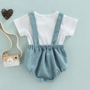 Conjunto Macacão e Camiseta de Manga Curta – Boutique Infantil Les Enfants