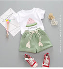 Conjunto Melancia - T-shirt + Short – Boutique Infantil Les Enfants