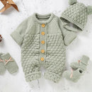 Conjunto Tricot | Romper + Touca + Luva + Sapatinho – Boutique Infantil Les Enfants