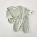 Conjunto Waffle - Calça + Blusa de Manga Longa – Boutique Infantil Les Enfants