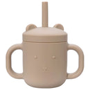 Copo de Treinamento Bebê de Silicone com Alça e Canudo – Boutique Infantil Les Enfants
