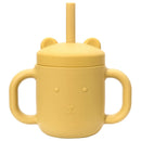 Copo de Treinamento Bebê de Silicone com Alça e Canudo – Boutique Infantil Les Enfants