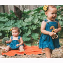 Jardineiras Jeans Rainbow – Boutique Infantil Les Enfants