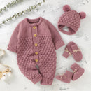 Kit Primeiros Mimos – Body, Luvas, Botinhas e Gorro Tricot – Boutique Infantil Les Enfants