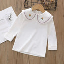 T-shirt de Algodão Bordado Greta – Boutique Infantil Les Enfants