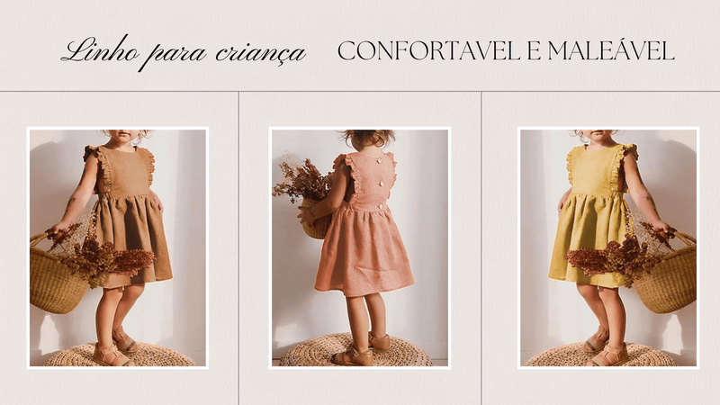 Explorando o Conforto e Durabilidade: Linho para Crianças - Les Enfants