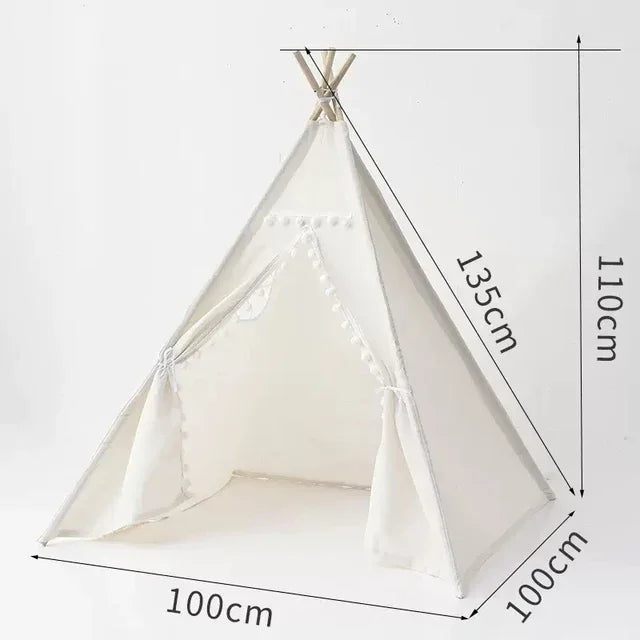 Kids Tipi Tent – Cabana Infantil de Algodão
