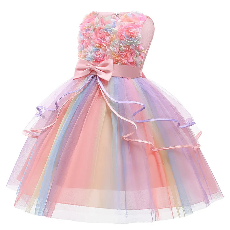 Vestido Rainbow Mesh