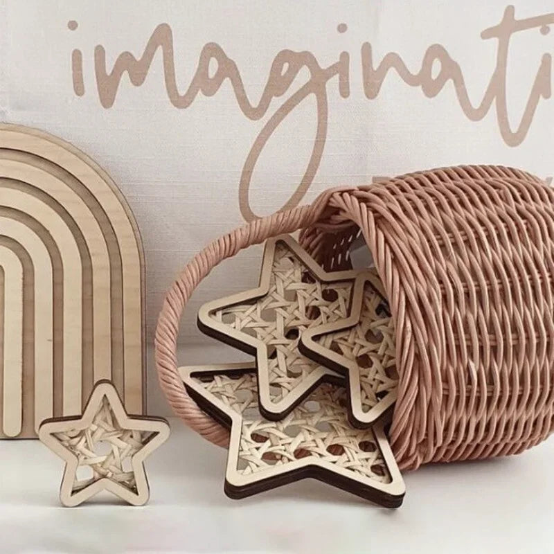 Ornamentos de Parede em Vime