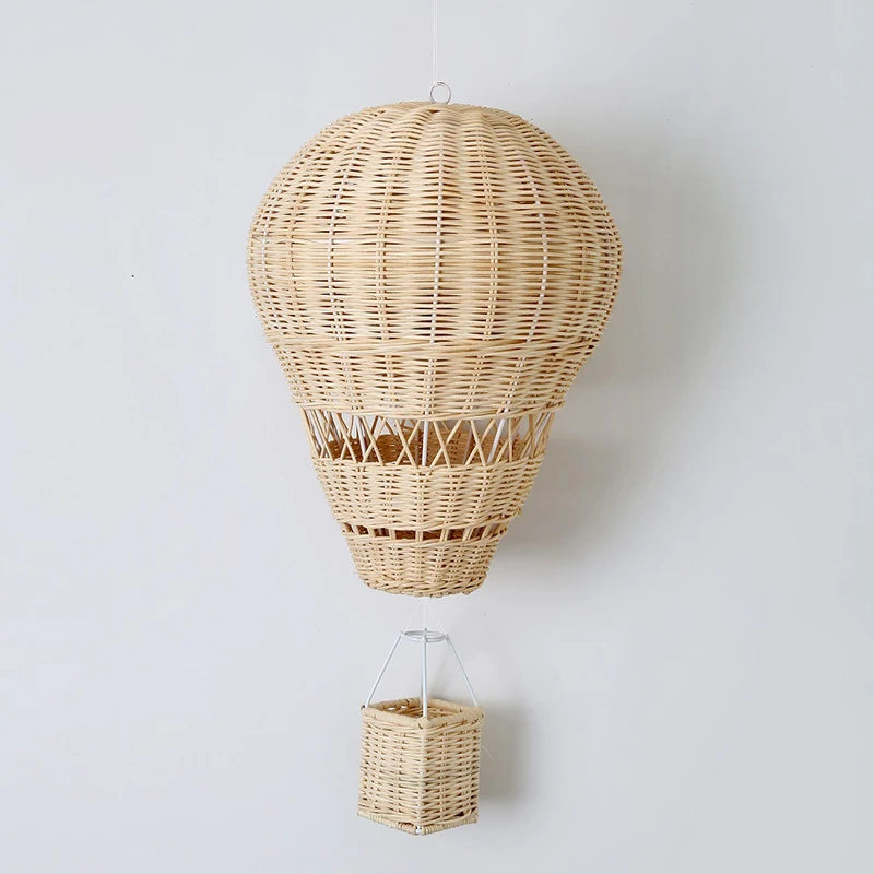 Balão Decorativo de Rattan — Estilo Nórdico Artesanal