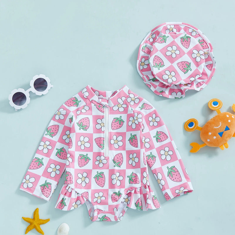 Maiô Infantil com Chapéu