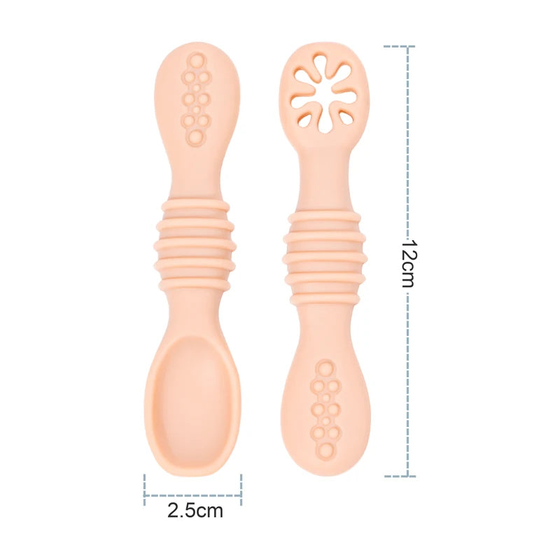Kit Infantil de Pratinho e Colher em Silicone com Ventosa – Smile Retro