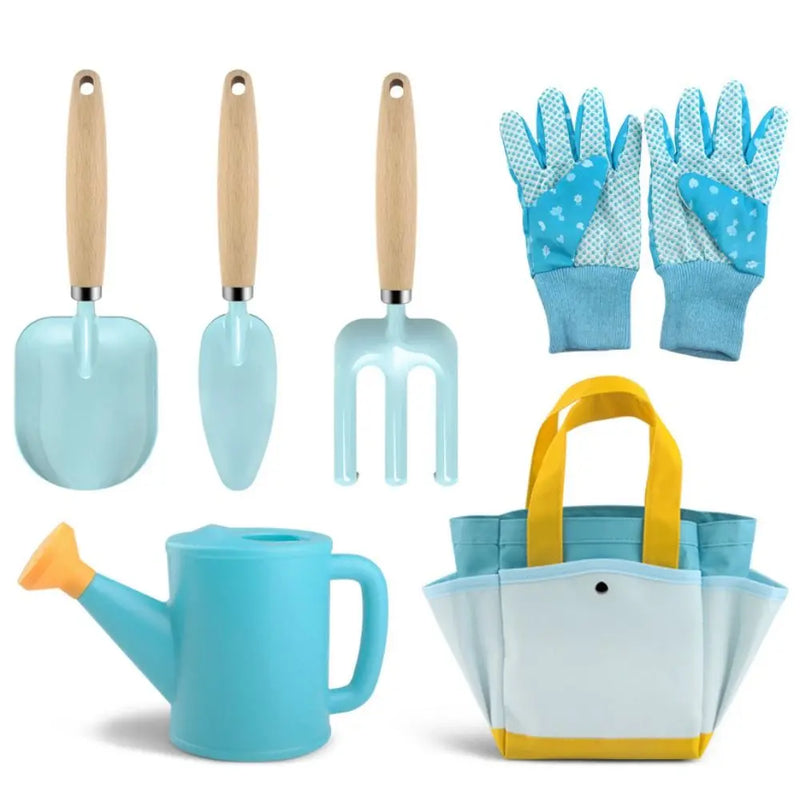 Kit Jardinagem Infantil Green Garden| Brinquedo Educativo com Avental, Regador e Ferramentas