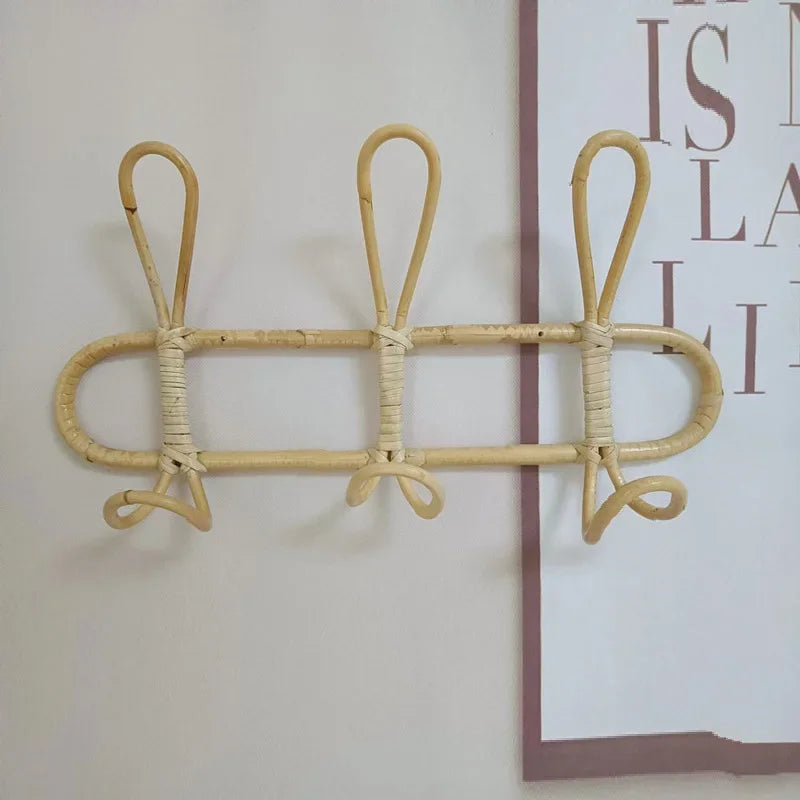 Rattan Wall Hooks – Cabideiro Infantil de Rattan