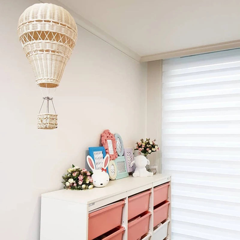 Balão Decorativo de Rattan — Estilo Nórdico Artesanal