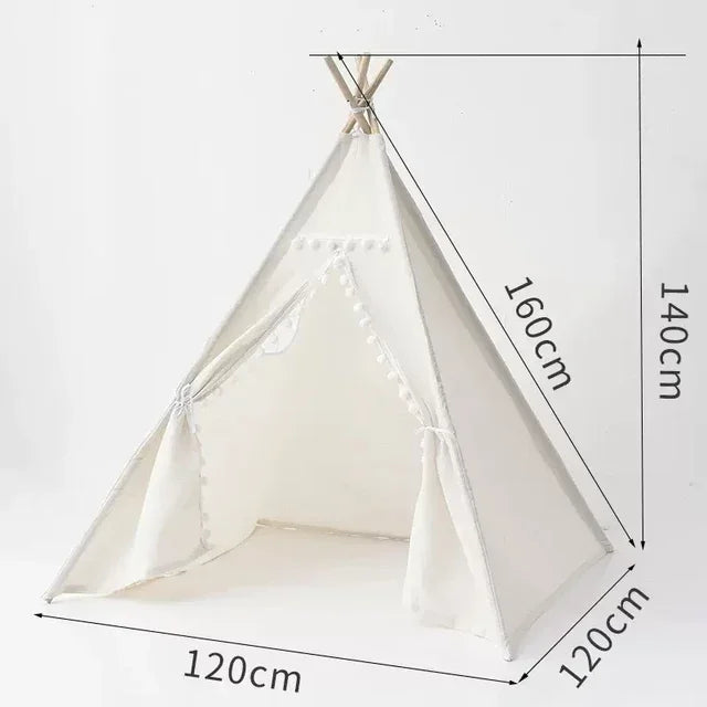 Kids Tipi Tent – Cabana Infantil de Algodão