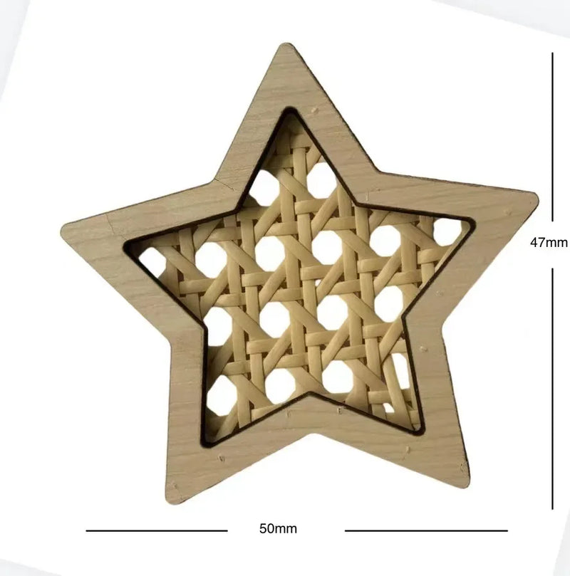 Ornamentos de Parede em Vime