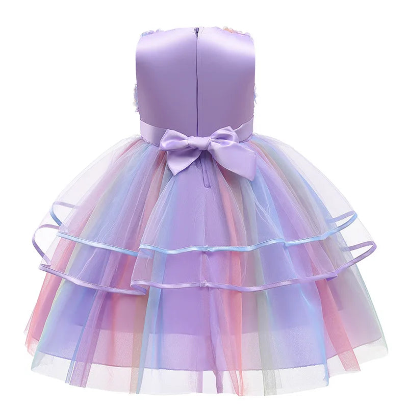 Vestido Rainbow Mesh