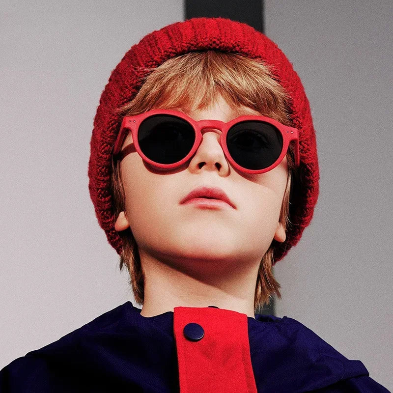 Óculos de Sol Infantil Redondo Flex Polarizado
