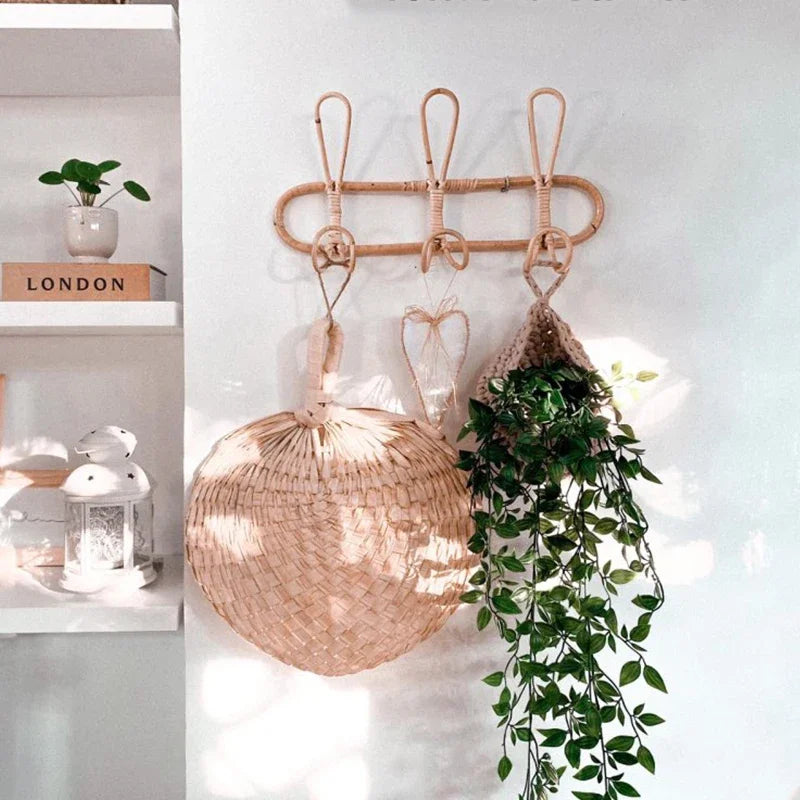 Rattan Wall Hooks – Cabideiro Infantil de Rattan