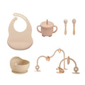 Kit Alimentação com Pratinho e Talheres em Silicone com Ventosa + Jogo de Refeição