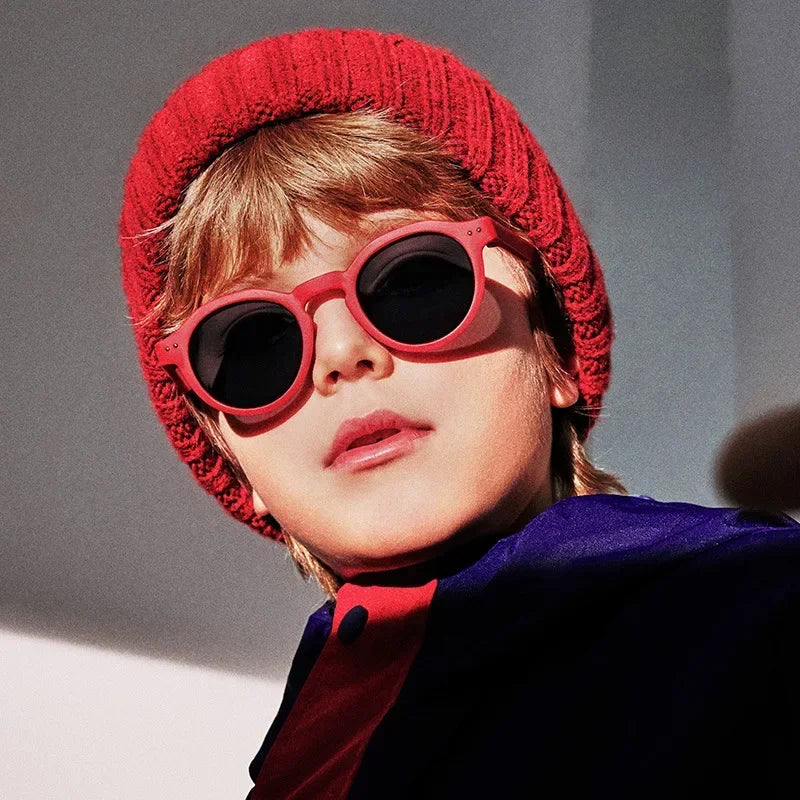 Óculos de Sol Infantil Redondo Flex Polarizado
