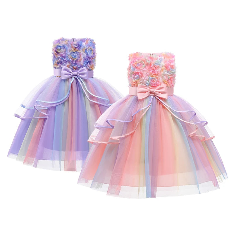 Vestido Rainbow Mesh