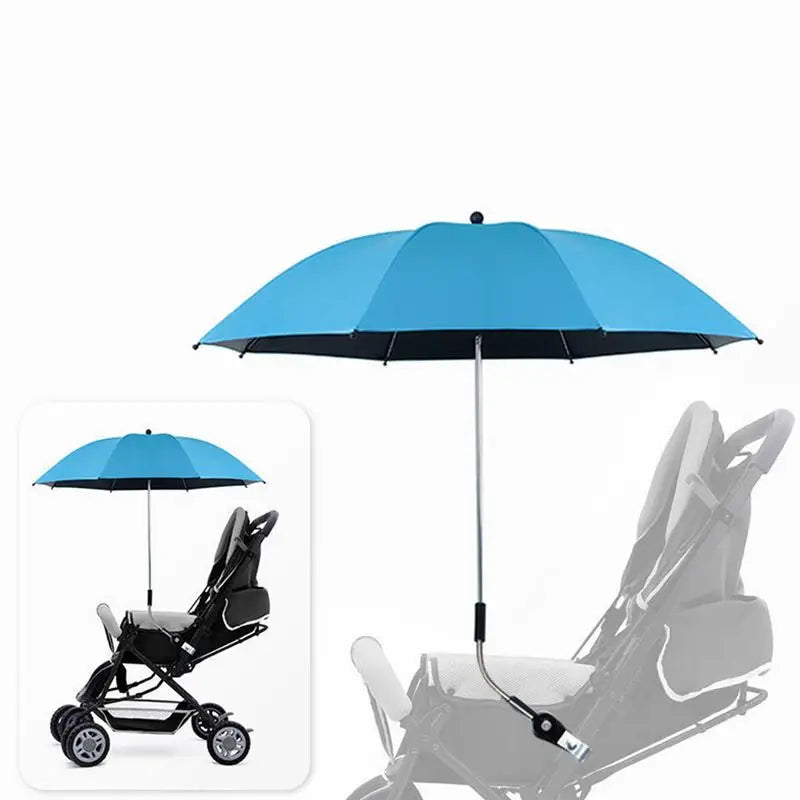 Guarda-Sol Infantil com Proteção UV para Carrinho – Dobrável com Presilha Universal
