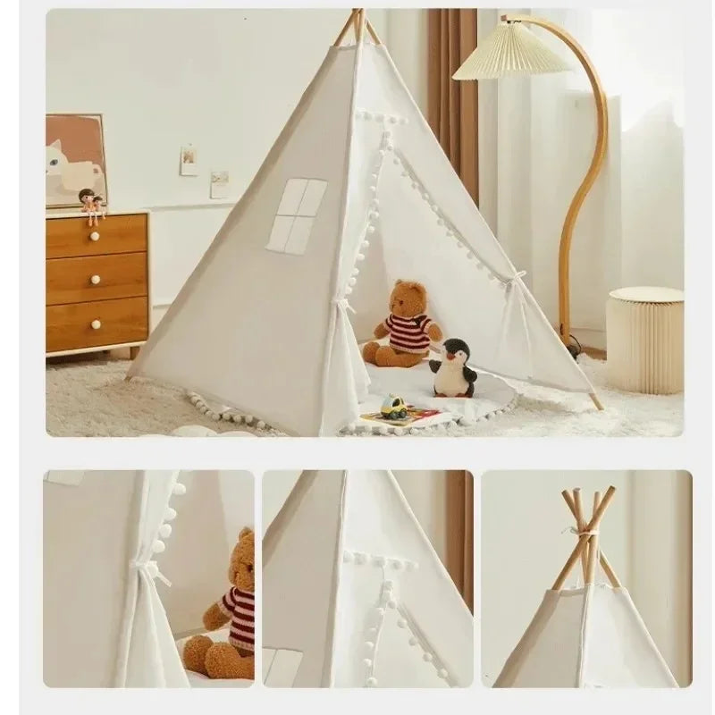 Kids Tipi Tent – Cabana Infantil de Algodão