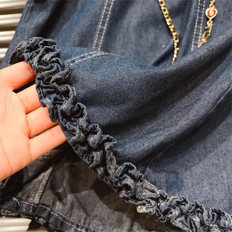 Vestido Infantil Denim