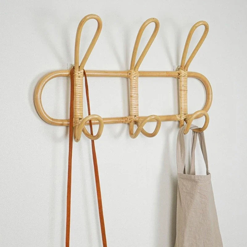 Rattan Wall Hooks – Cabideiro Infantil de Rattan