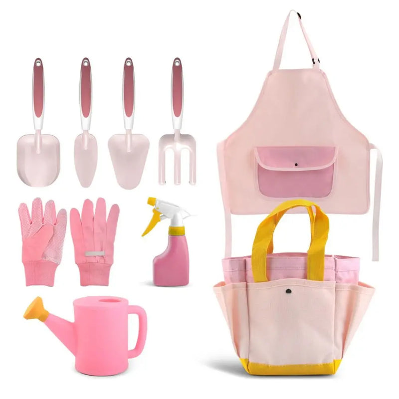 Kit Jardinagem Infantil Green Garden| Brinquedo Educativo com Avental, Regador e Ferramentas