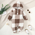 Macacão com Capuz Plush Jumpsuit
