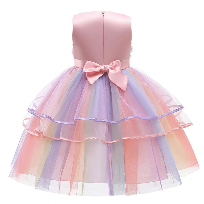 Vestido Rainbow Mesh