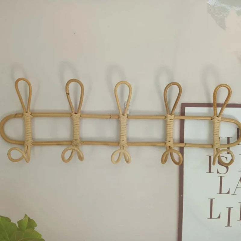 Rattan Wall Hooks – Cabideiro Infantil de Rattan