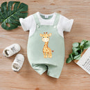 Conjunto Romper Giraffe