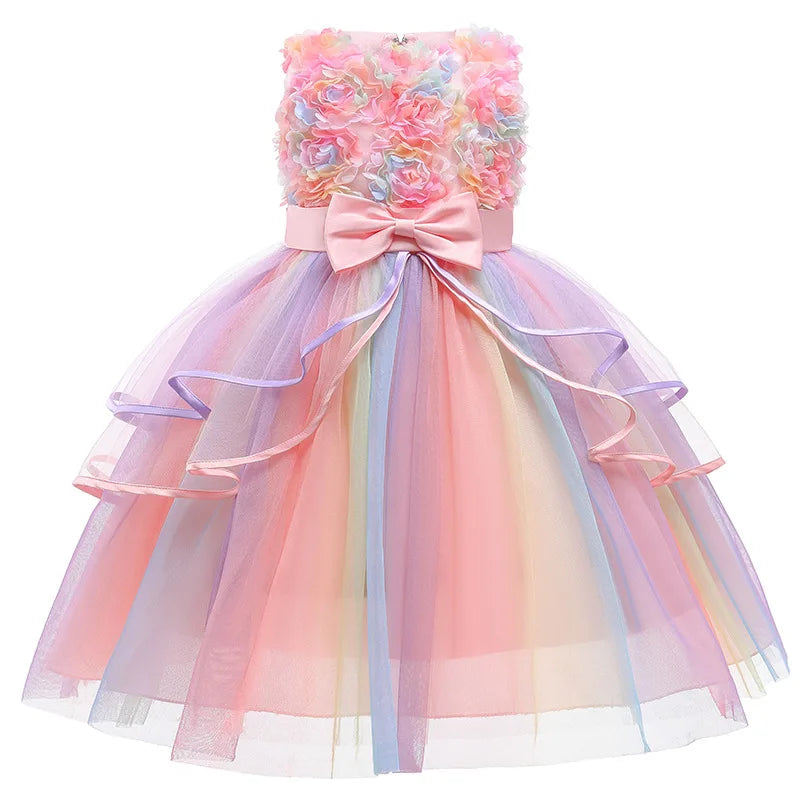 Vestido Rainbow Mesh