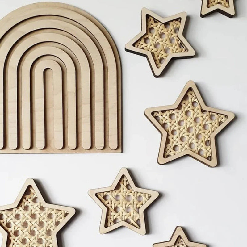 Ornamentos de Parede em Vime