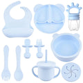 Kit Alimentação Infantil em Silicone – 9 Peças Antiderrapantes