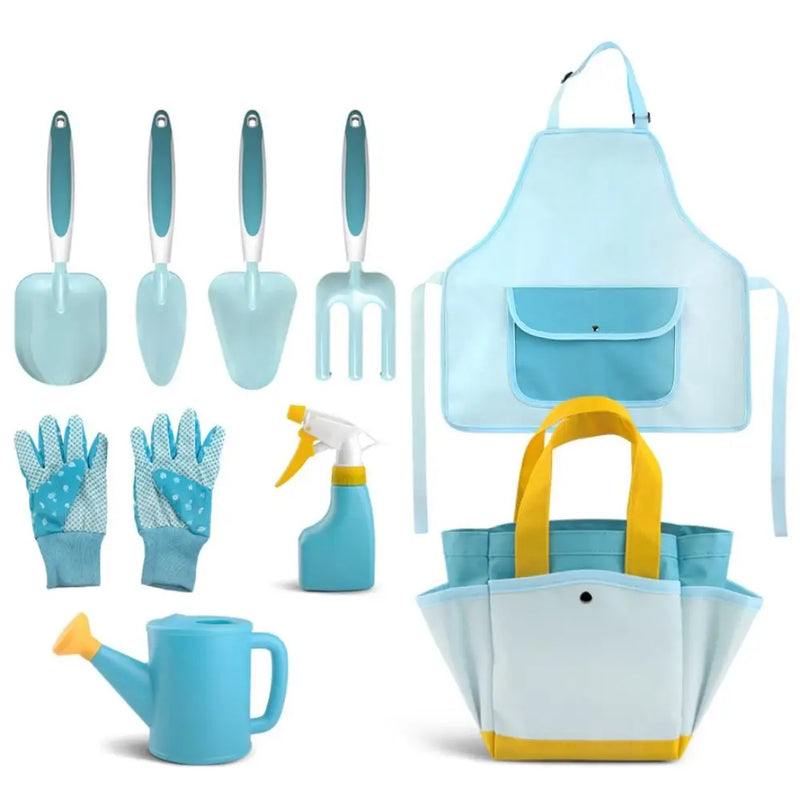 Kit Jardinagem Infantil Green Garden| Brinquedo Educativo com Avental, Regador e Ferramentas