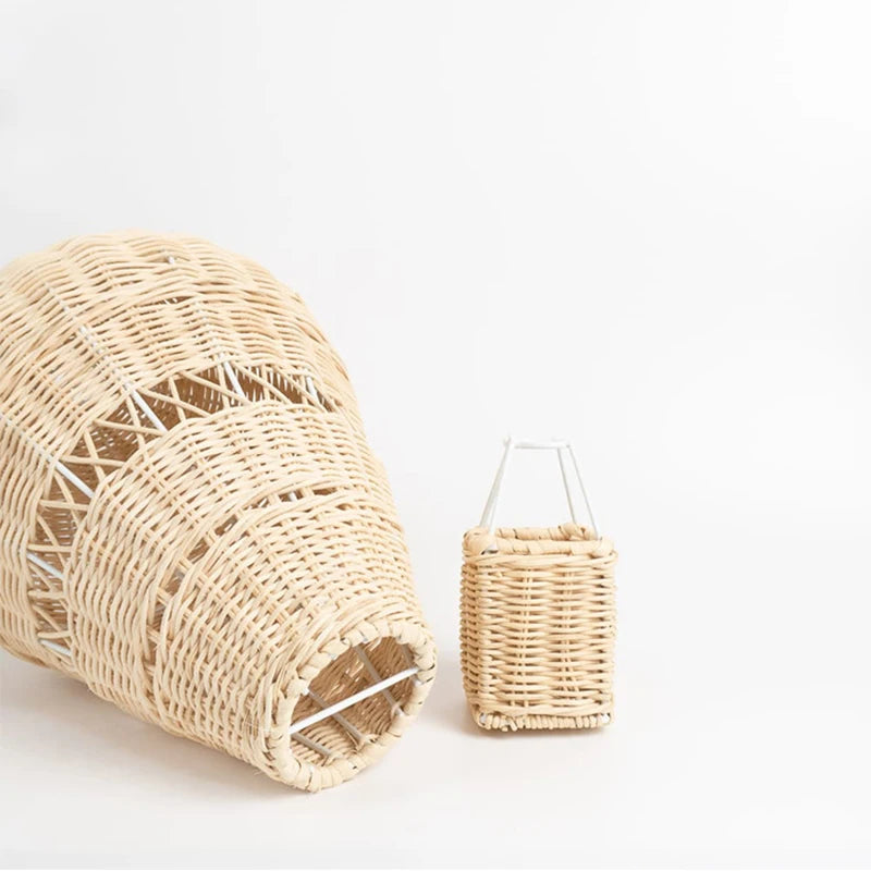 Balão Decorativo de Rattan — Estilo Nórdico Artesanal